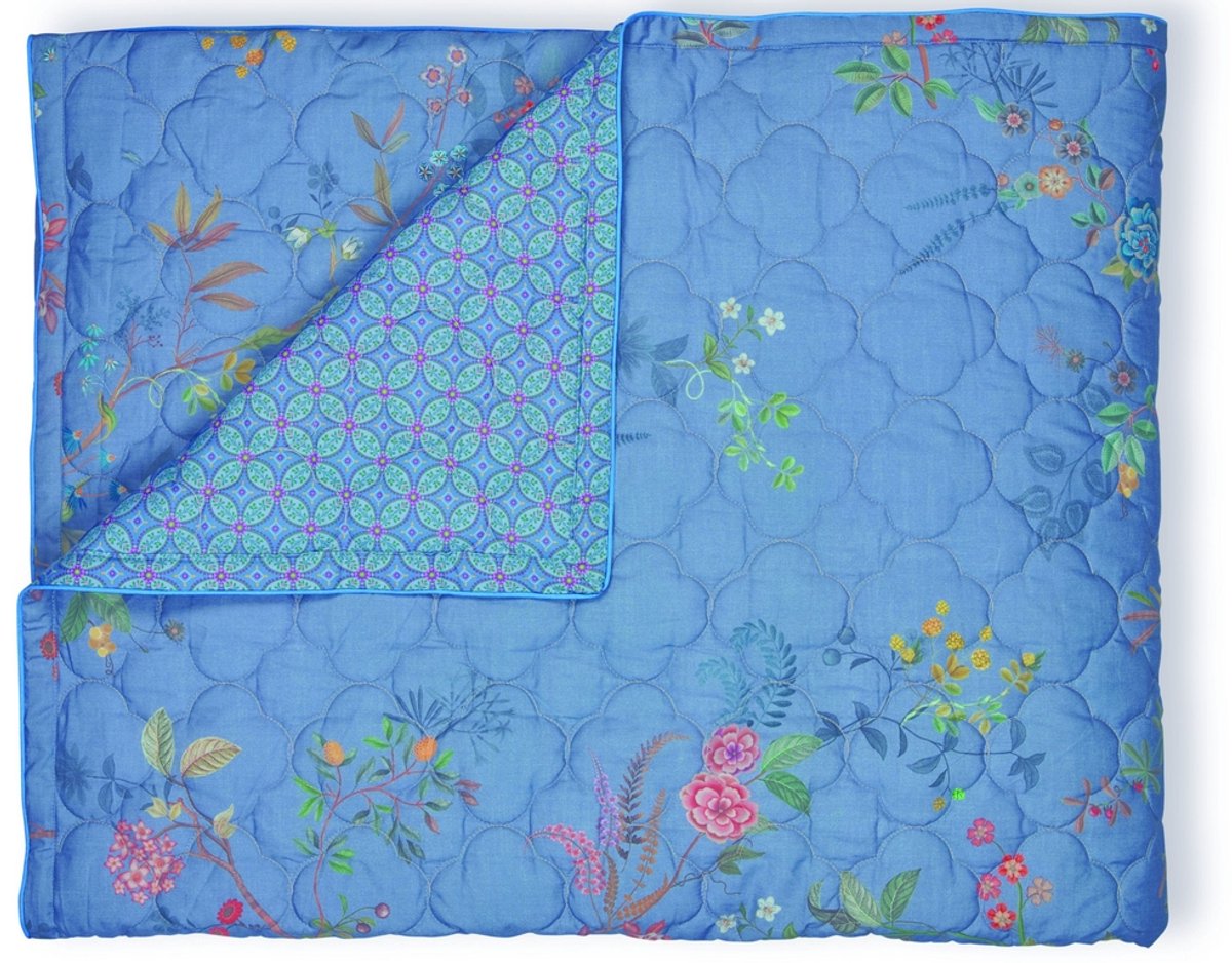 Pip Studio Quilt Bustani Blau 180x260cm - Offizieller Webshop