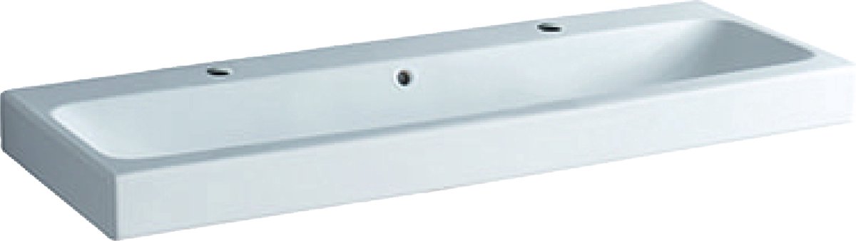 Geberit iCon Waschbecken 120x48,5x16 cm Weiß
