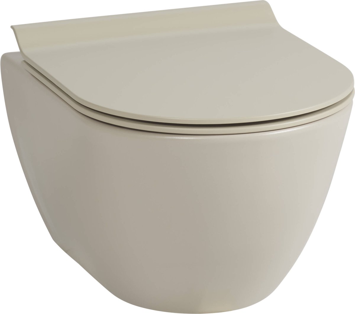 Ben Segno 2.0 Wand-WC mit WC-Sitz Compact XtraGlaze+ Free Flush Beige