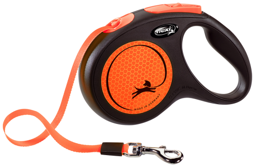 Hundeleine Flexi NEW NEON 5 m Orange M