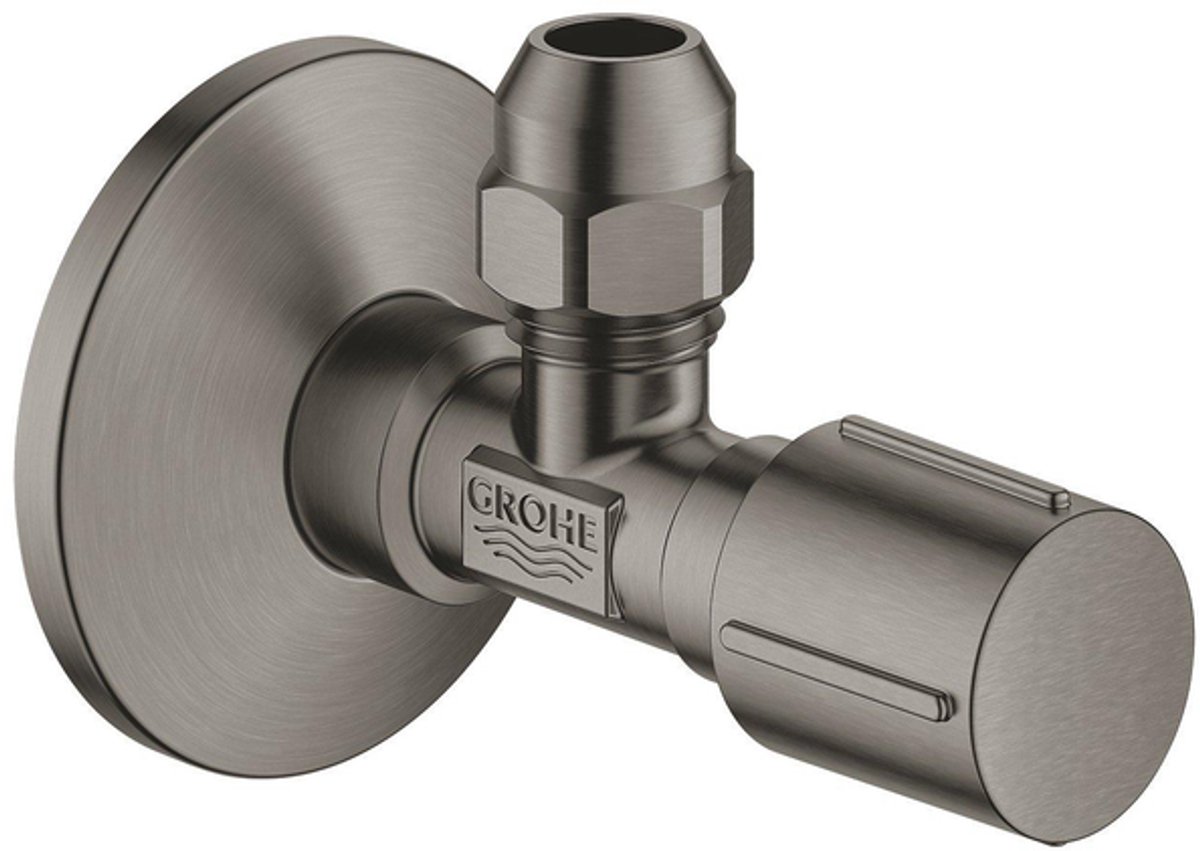 Grohe Eckventil, 1/2" hard graphite gebürstet