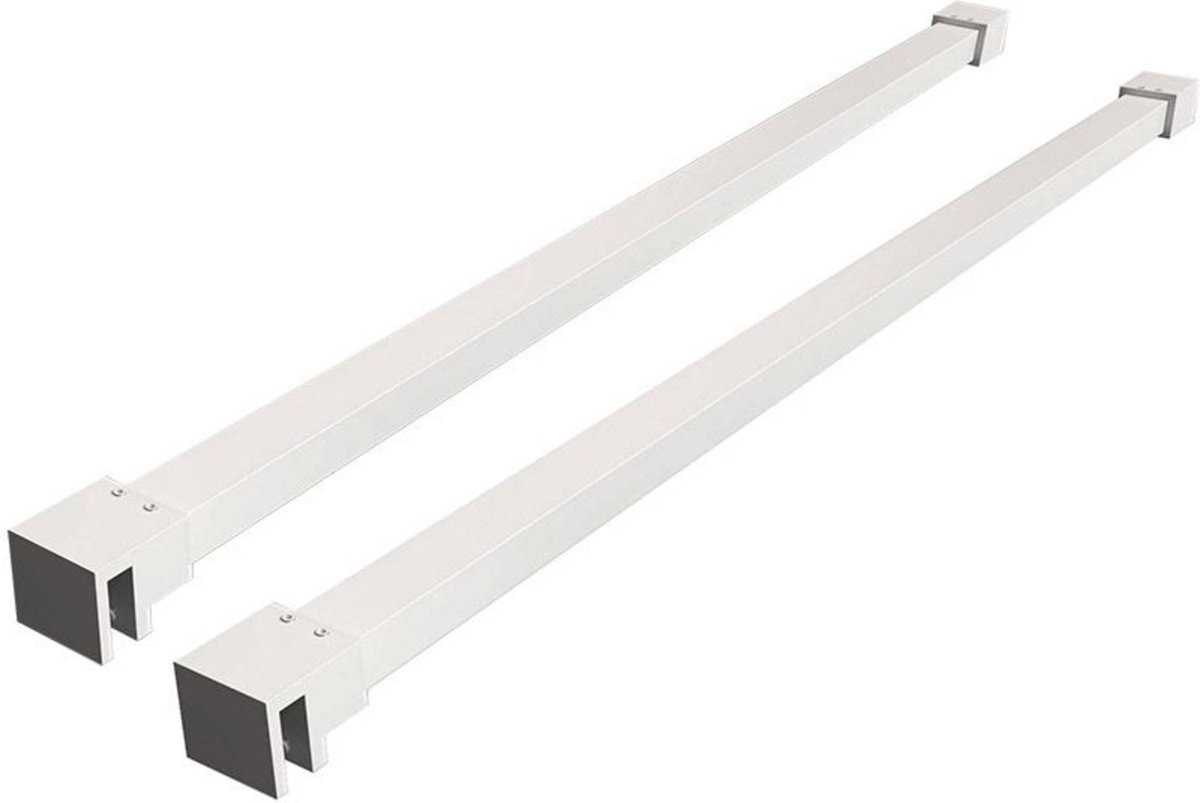 Saqu Stabilisierungsstange 120cm für freistehende begehbare Dusche Weiß