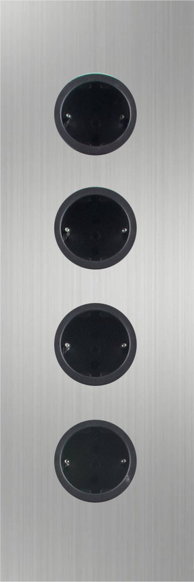 Caressi Energie-Säule 11 5x36x5 9 cm Edelstahl