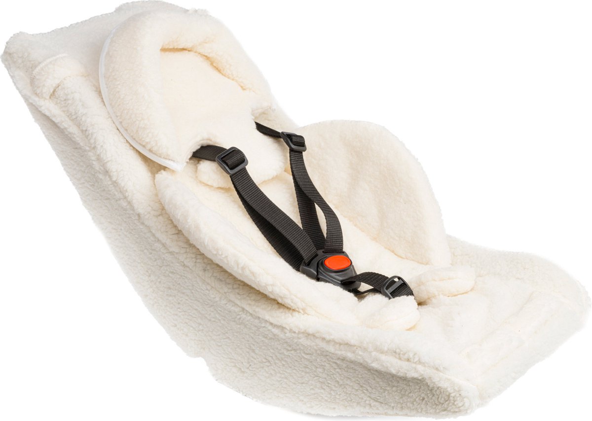 Melia Plus Comfort Baby Eimer/Fahrradanhänger Schaf Weiß