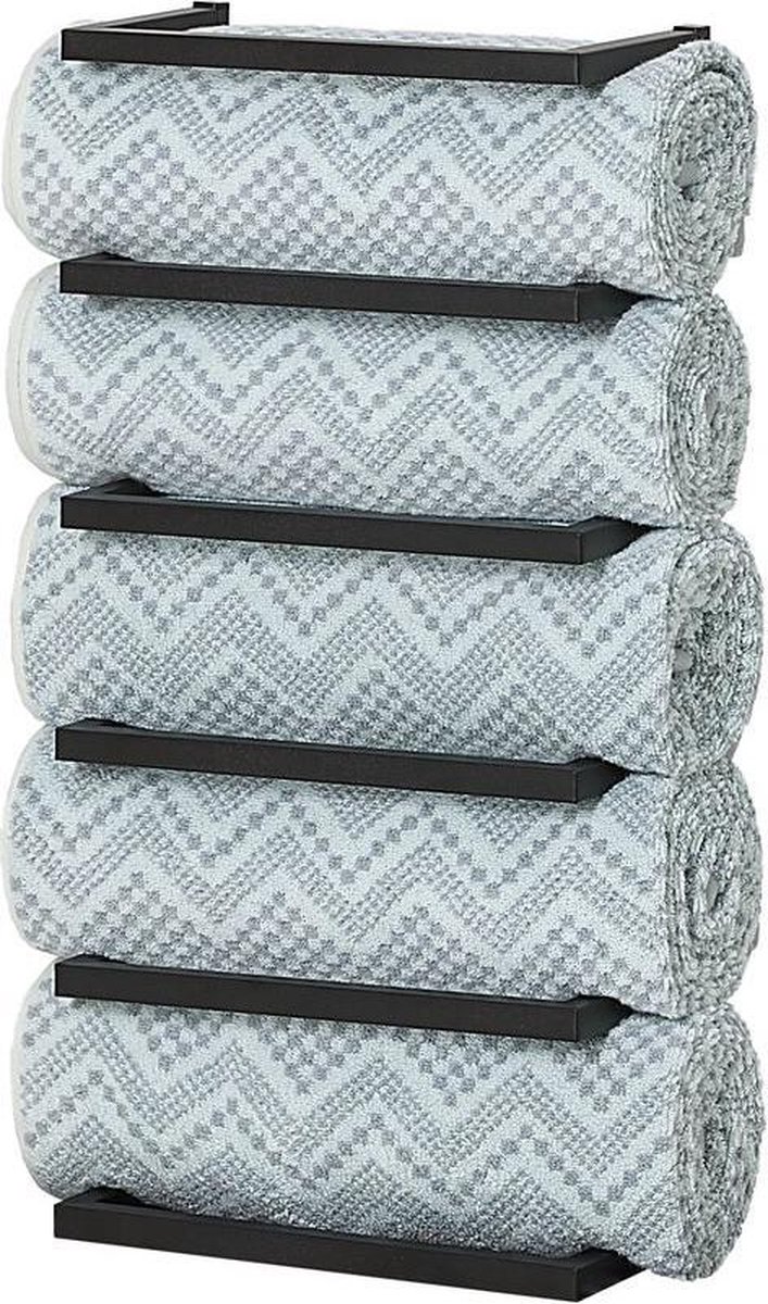 Sealskin Carré Handtuchständer 5 Etagen Schwarz