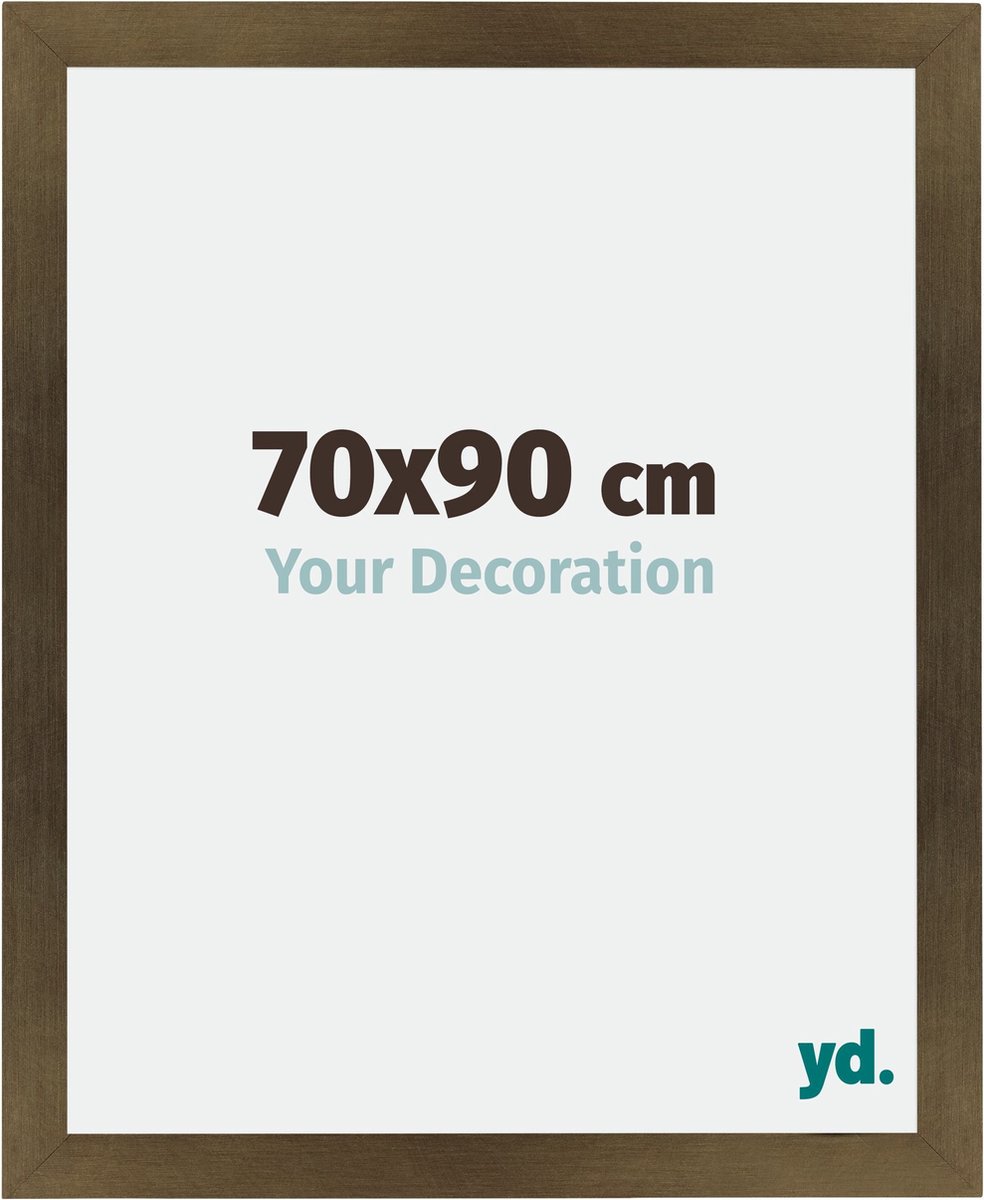Bilderrahmen 70x90 cm - Bronze Dekor - MDF - Mura