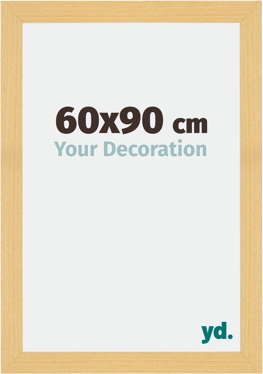 Bilderrahmen 60x90 cm - Buche Dekor - MDF - Mura