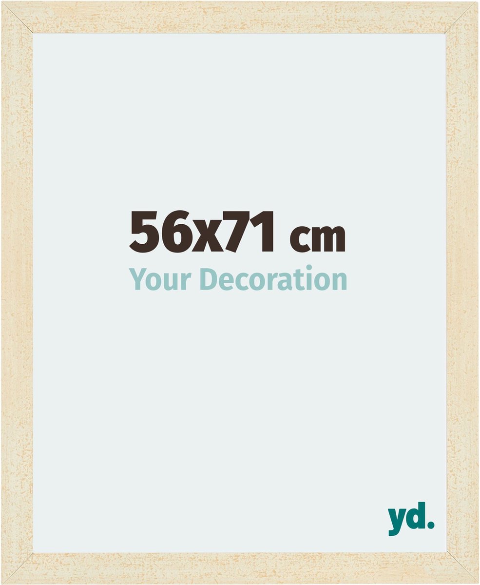 Bilderrahmen 56x71 cm - Sand Gewischt - MDF - Mura