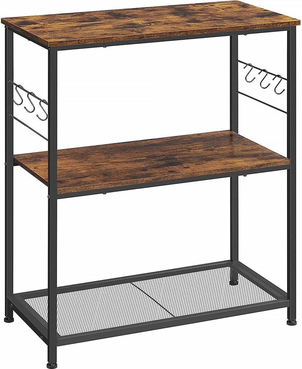 Industriestil Küchenregal mit Haken