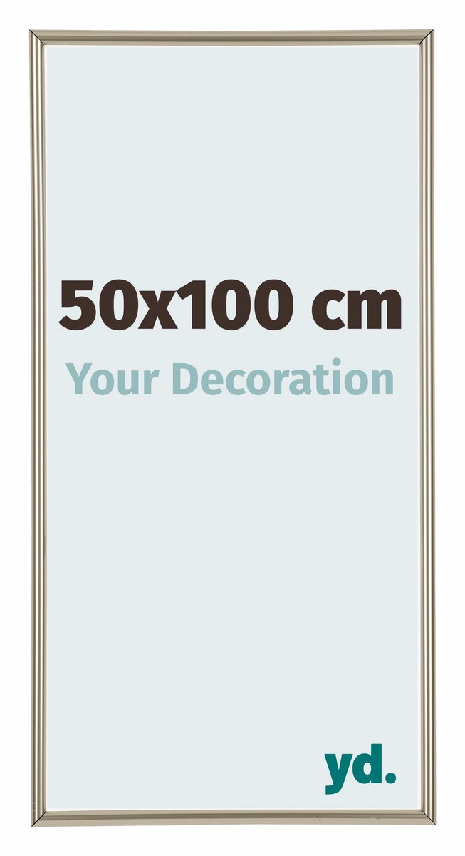 Bilderrahmen 50x100 cm - Champagner - Kunststoff - Annecy