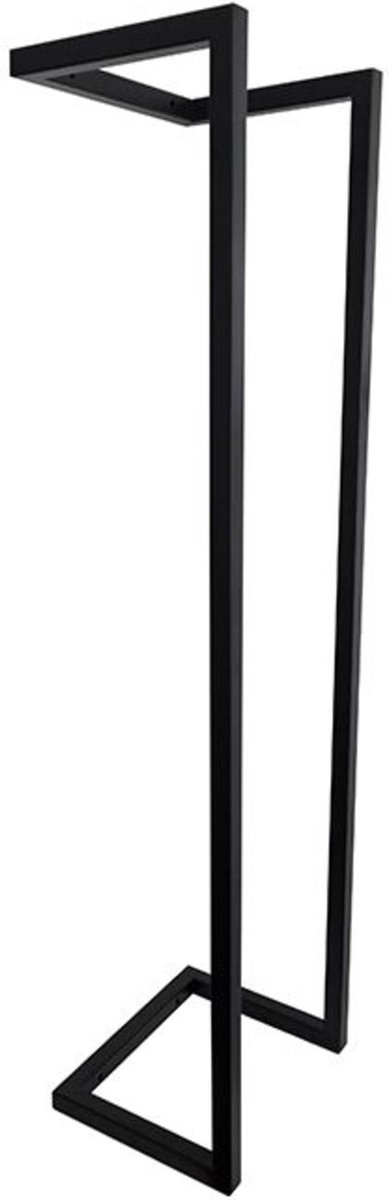 Saqu Frame Handtuchhalter 25x20x95 cm Matt Schwarz