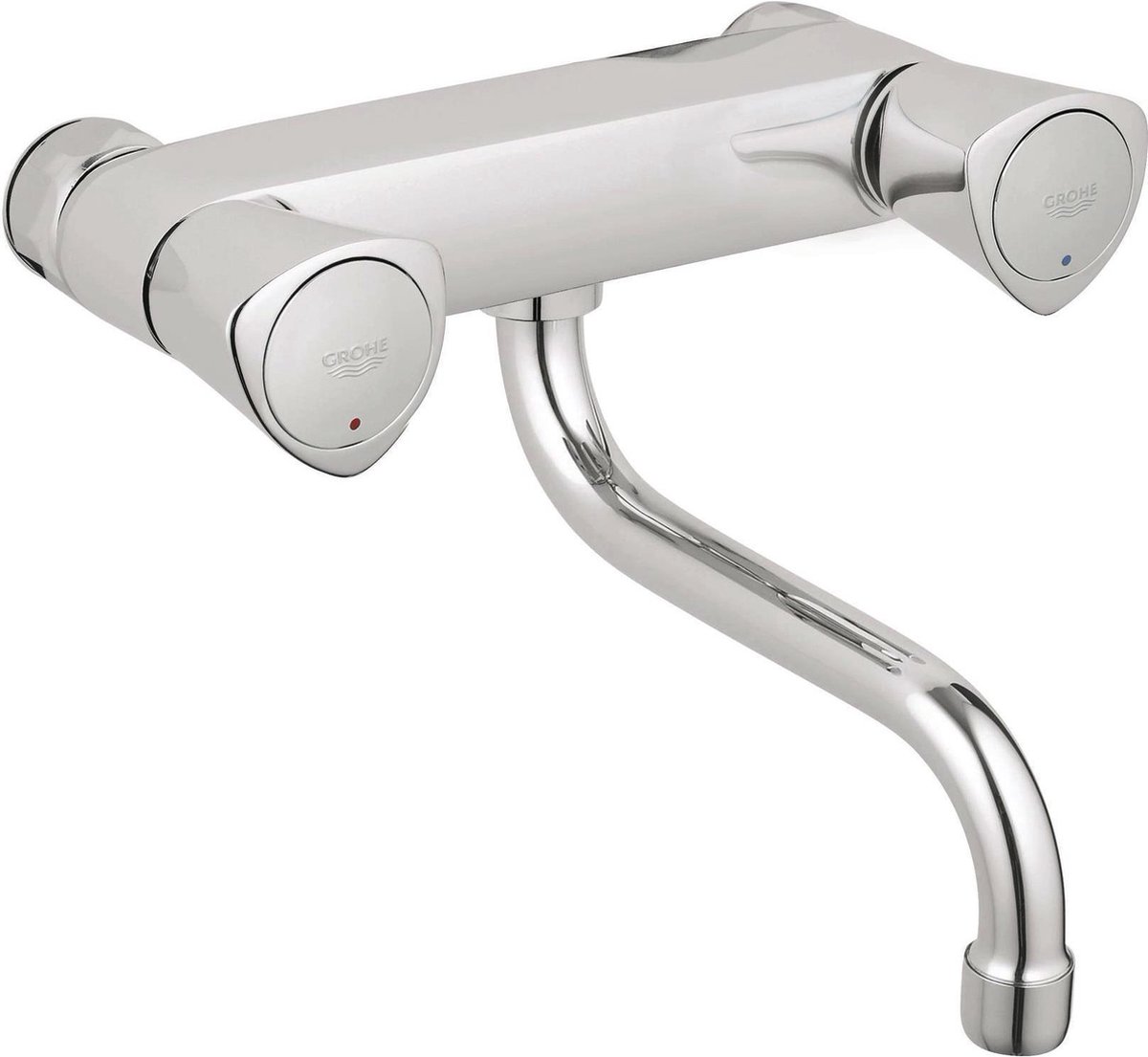 Grohe Costa S Wand-Küchenarmatur mit Unterputz-Auslauf Chrom