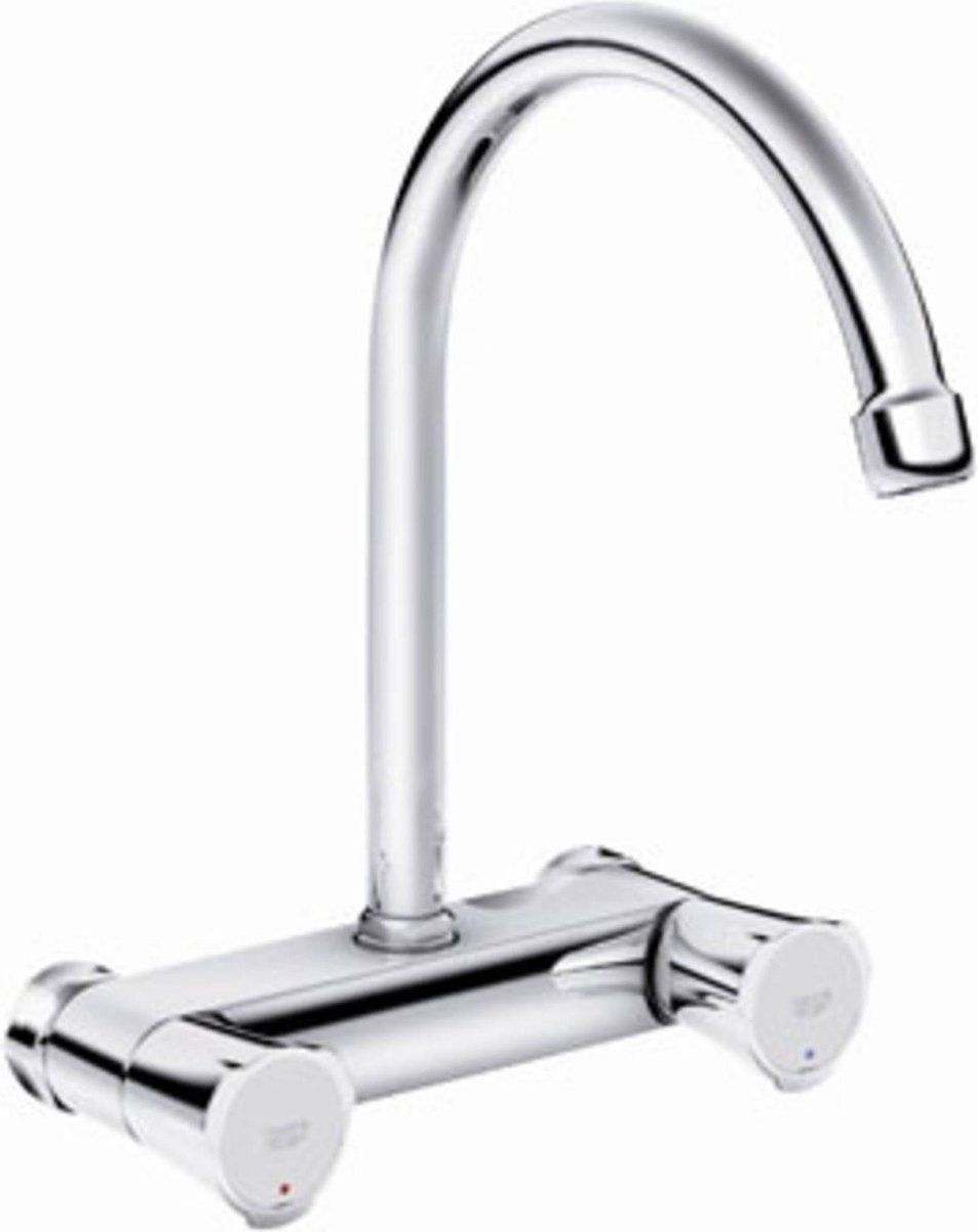 Grohe Costa L Wand-Spültischbatterie mit Auslauf nach oben Chrom