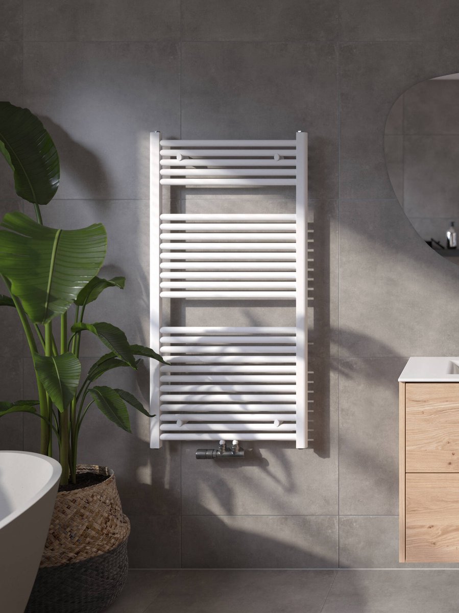 Saqu Cole Handtuchheizkörper 701W 60x120cm Weiß