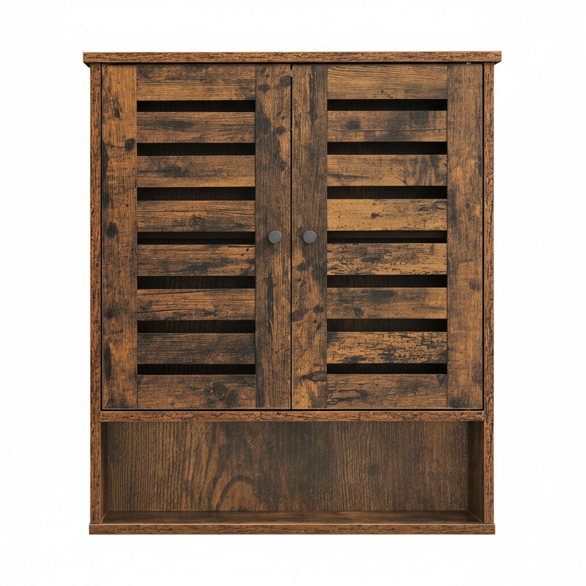 Hängeschrank mit 2 Türen Vintagebraun