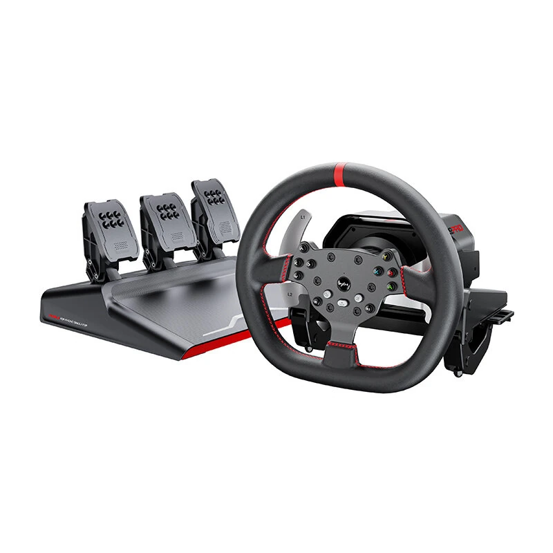 PXN V10 Pro 3.2Nm Racing Wheel mit Force Feedback Direkter Antrieb Hall Magnetpedale Gaming Controller Plug and Play für