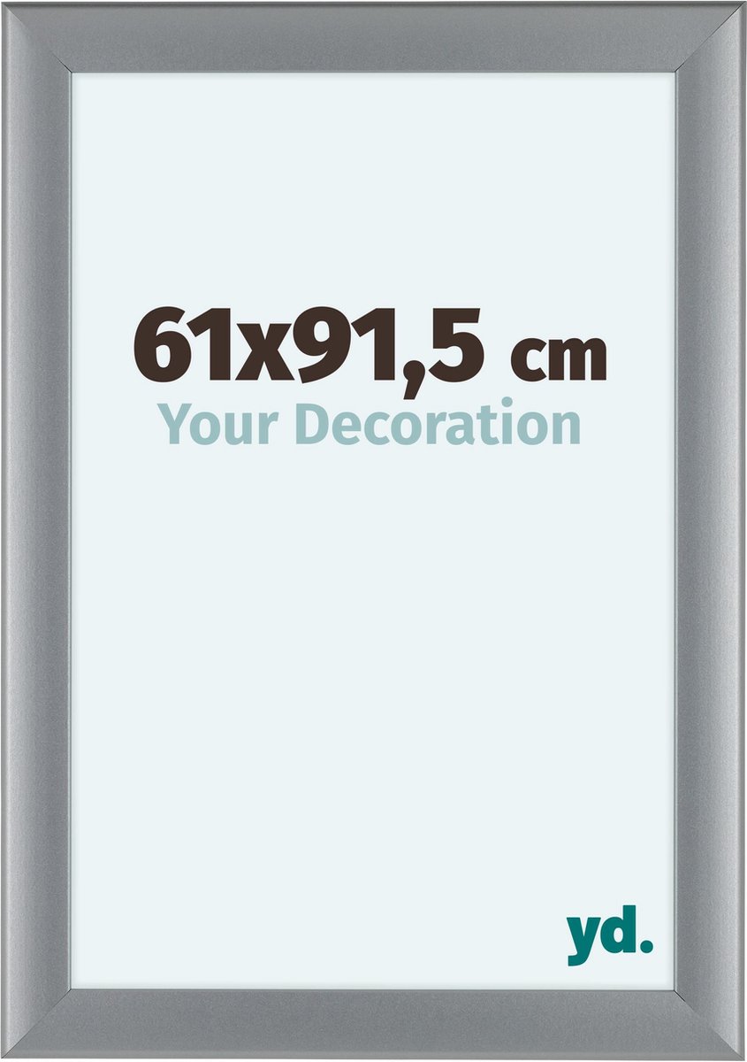 Bilderrahmen 61x91,5 cm - Silber Matt - MDF - Como