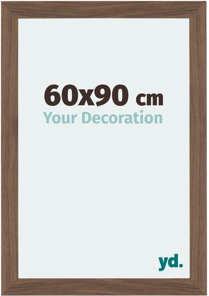 Puzzlerahmen 60x90 cm - Nussbaum Dunkel - MDF - Mura