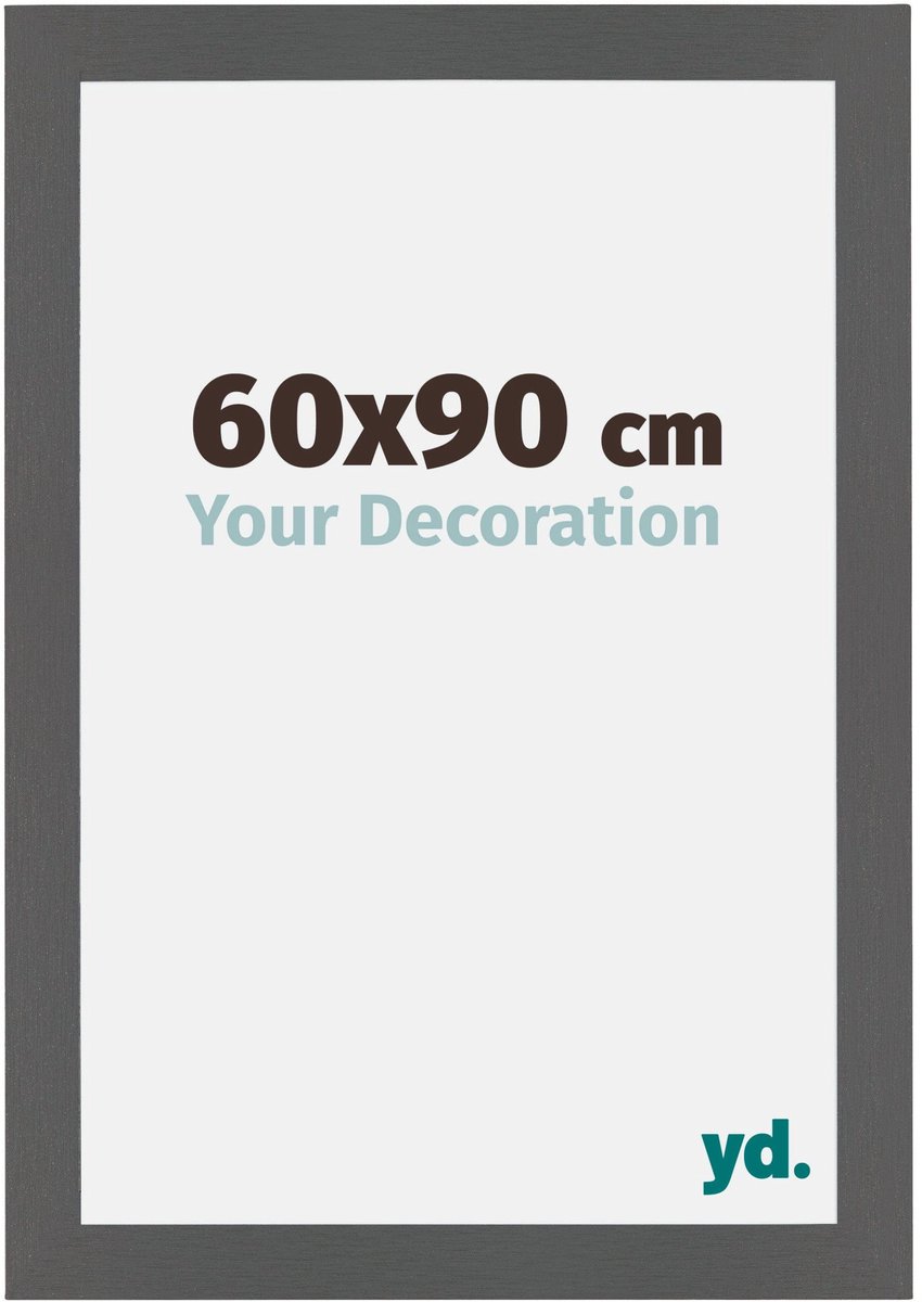 Puzzlerahmen 60x90 cm - Antrazit - MDF - Mura