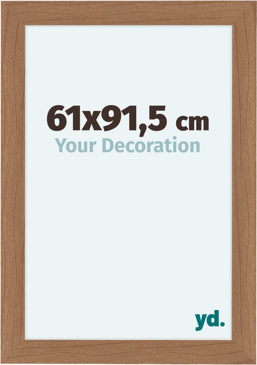 Bilderrahmen 61x91,5 cm - Nussbaum Hell - MDF - Como