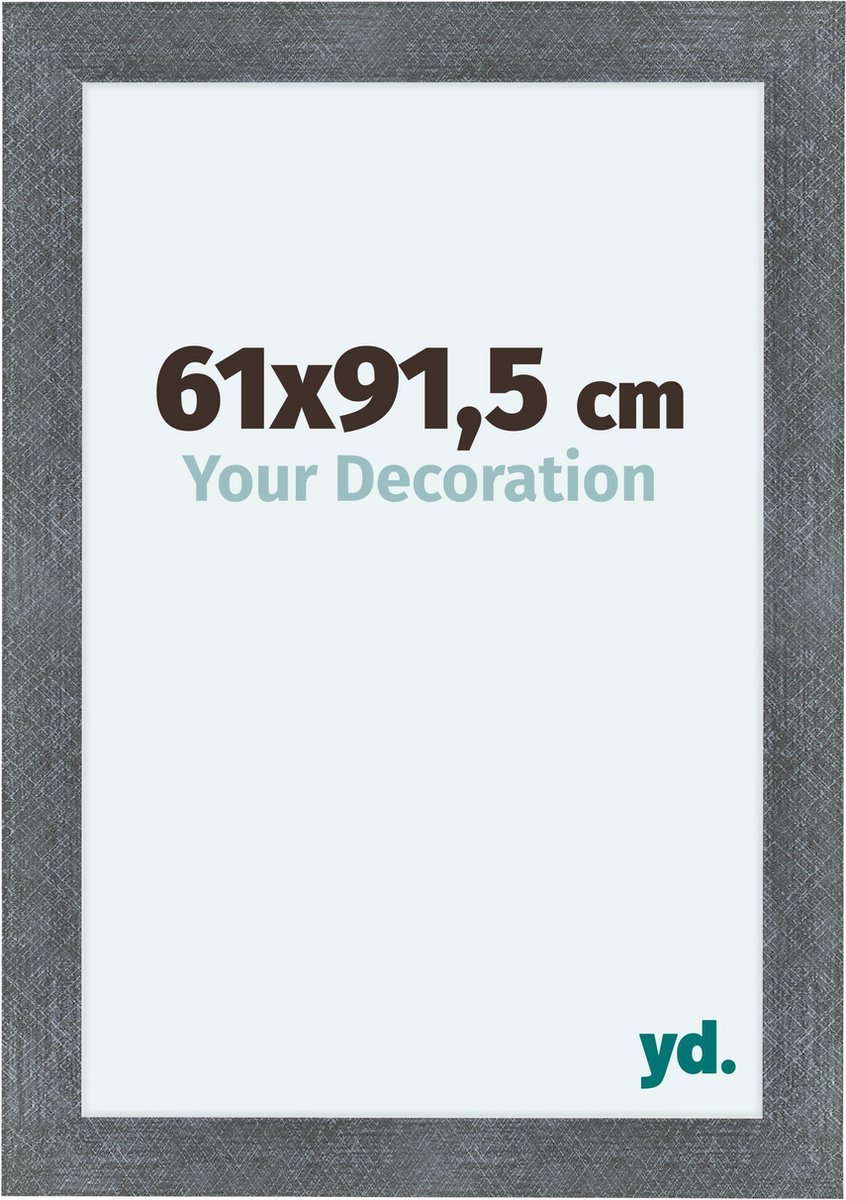 Bilderrahmen 61x91,5 cm - Eisen Gewischt - MDF - Como