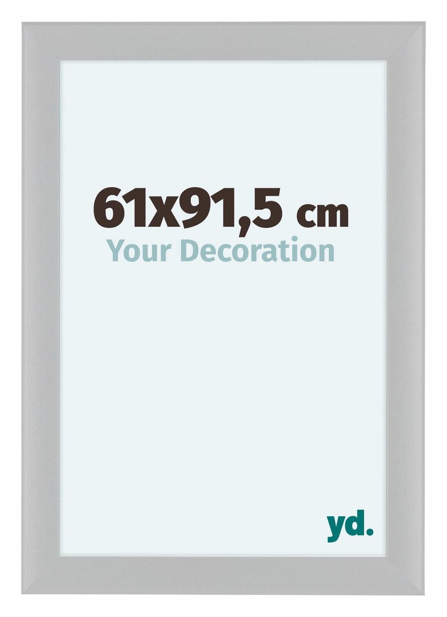 Bilderrahmen 61x91,5 cm - Weiß Hochglanz - MDF - Como