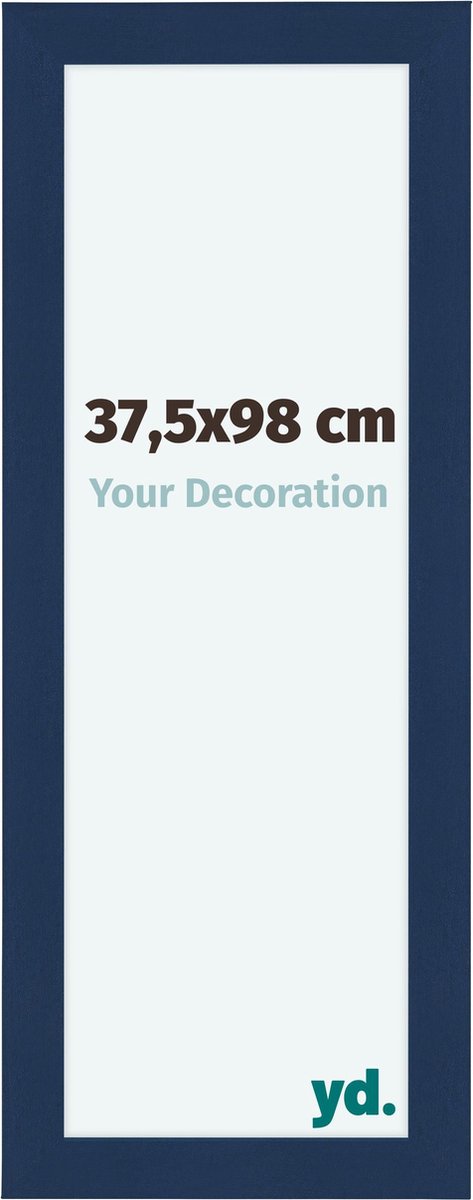 Bilderrahmen 37,5x98 cm - Dunkelblau Gewischt - MDF - Como
