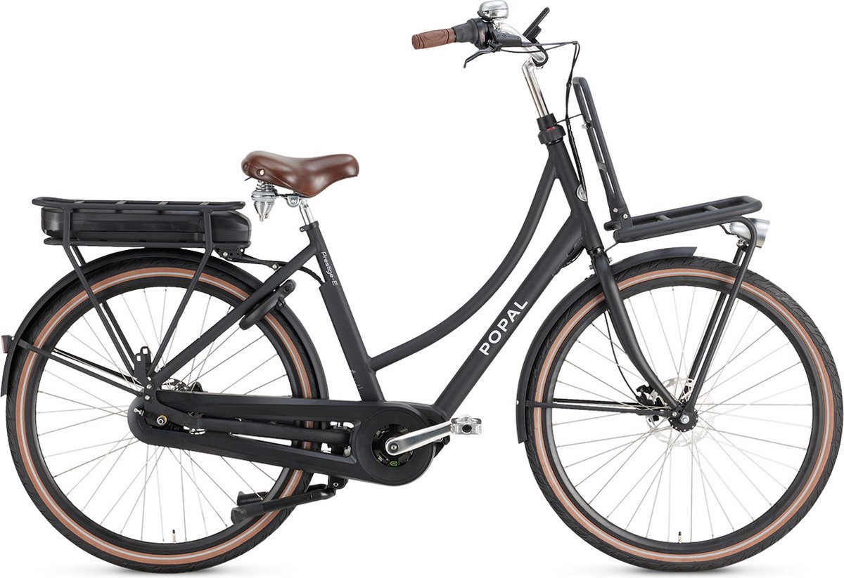 Popal Daily Dutch Prestige E 28 Zoll 47 cm Damen 7G Hydraulisch Scheibenbremse Mattschwarz