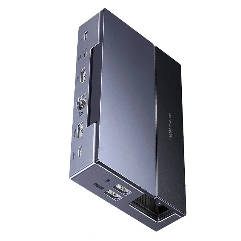 UGREEN CM800 9-in-1 USB-C Gaming Docking Station mit 10 Gbps USB3.2 / Type-C 3.2 / USB2.0*2 / 4K@60Hz HD / P100W / 1000M