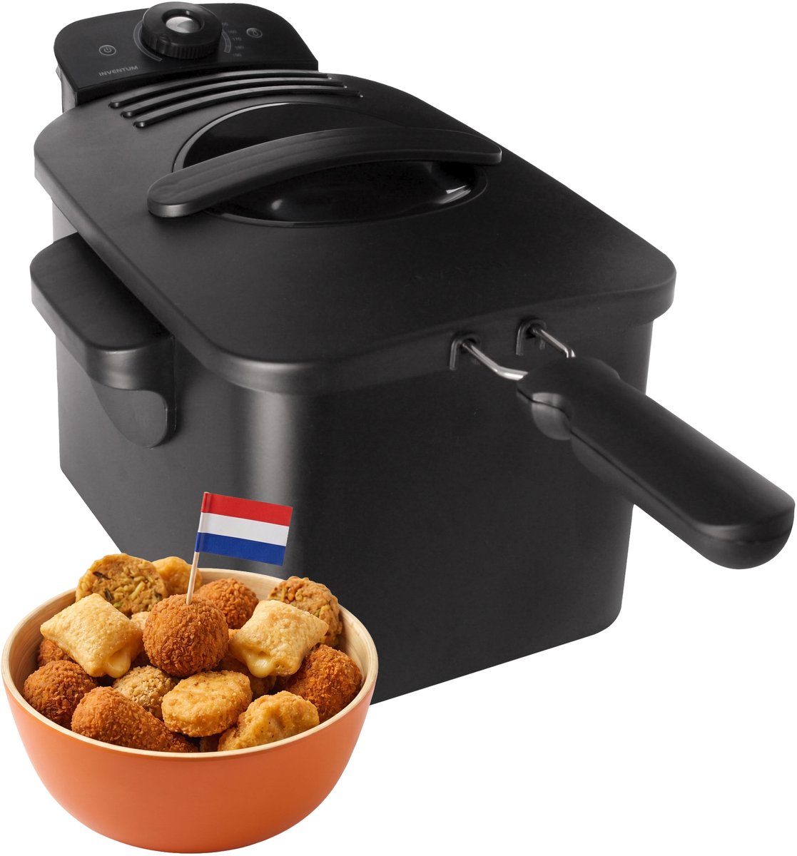 Inventum GF431B Friteuse mit kalter Zone