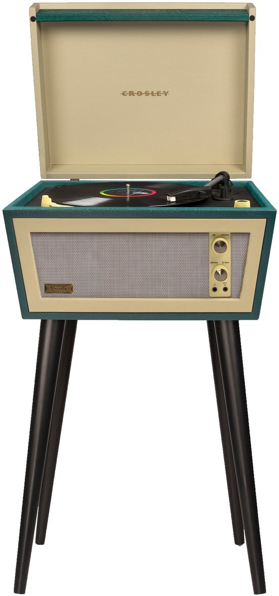 Crosley Sterling Green Plattenspieler