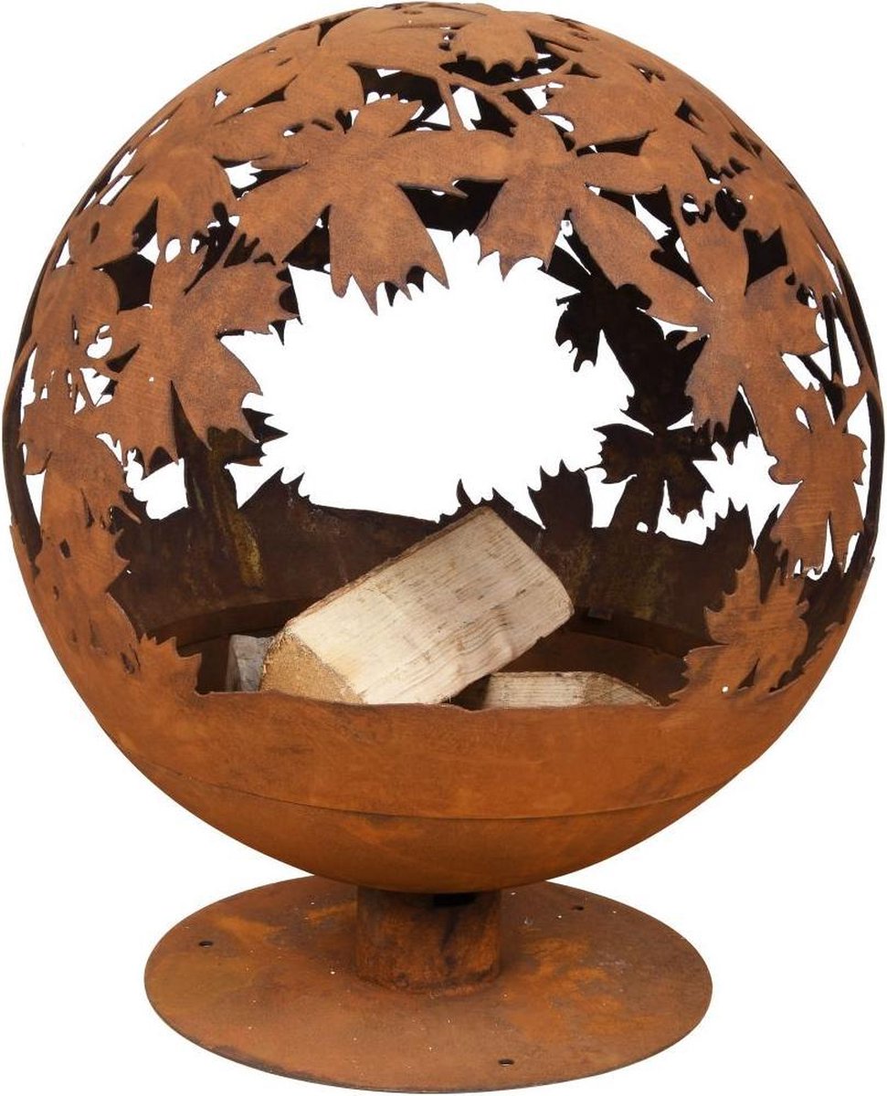 Esschert Design Laser Cut Feuerschale Blatt