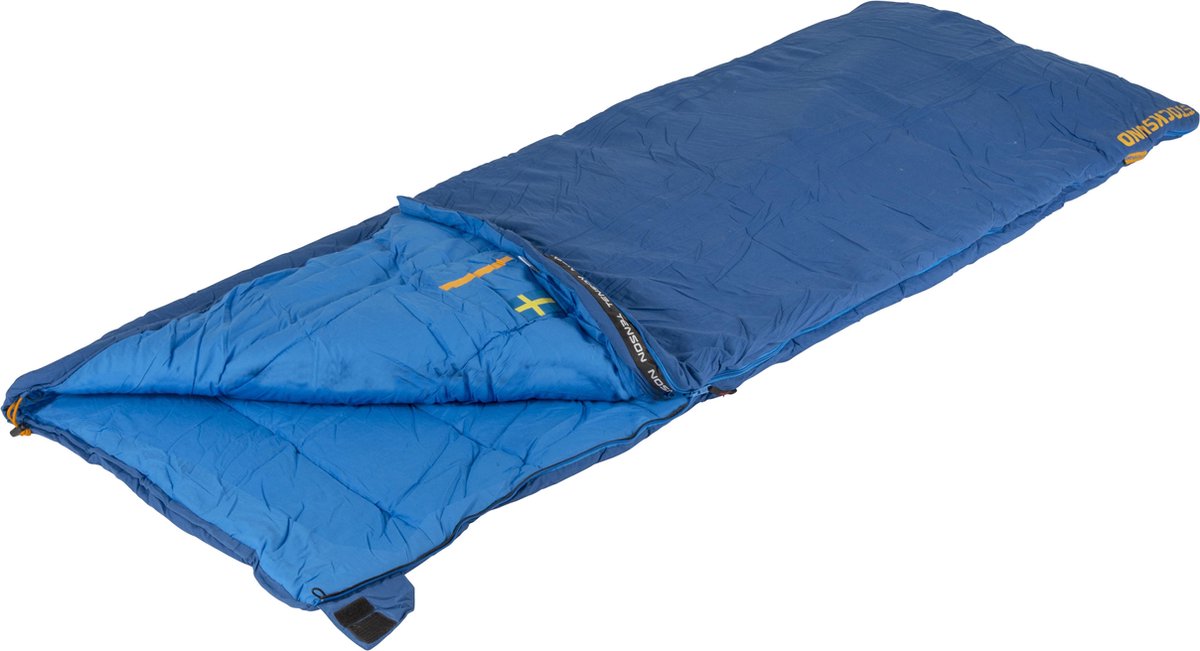 Tenson - Schlafsack - Stocksund - 210x80 cm - Baumwolle - Blau