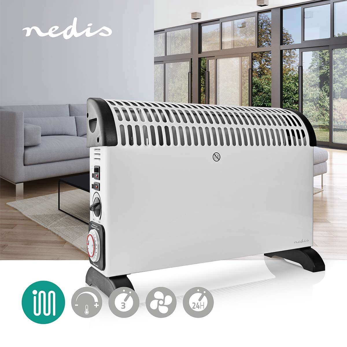 Nedis Konvektorheizung HTCO30FWT