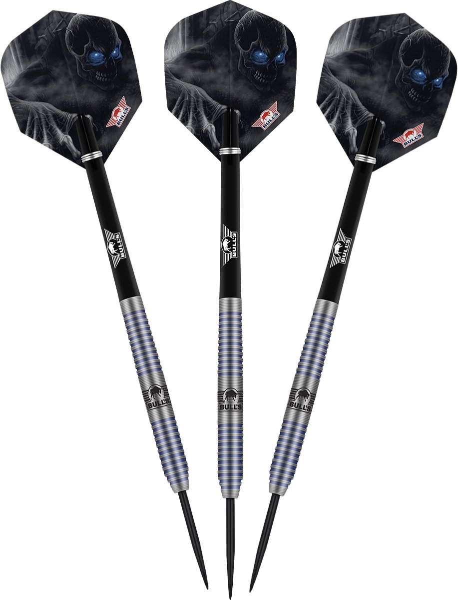 Bull's Phantom Grip Dartpfeile mit 80 % 23-Gramm-Stahlspitze
