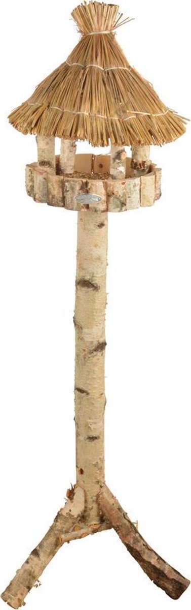 Esschert Design Best for Birds Birke Vogelfuttertisch rund