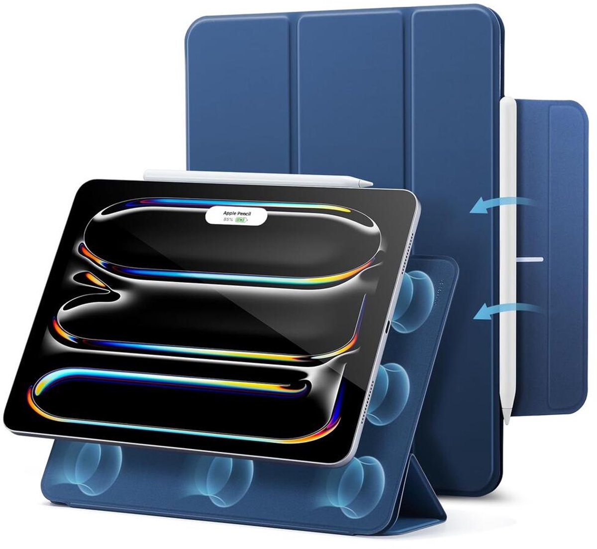 iPad Pro 13ʺ (2025) Rebound Schutz-Bundle - Navy Blue