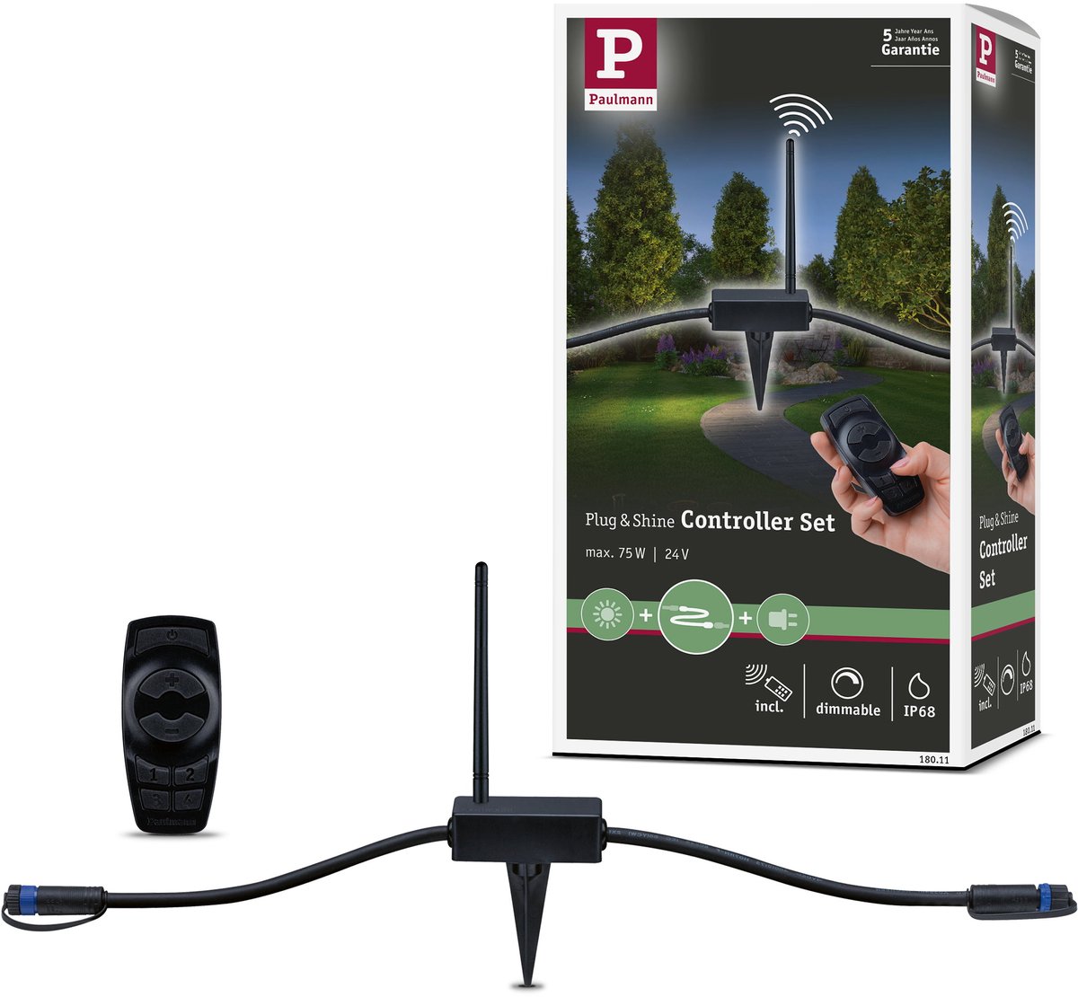 Paulmann Plug & Shine Controller inkl. Fernbedienung