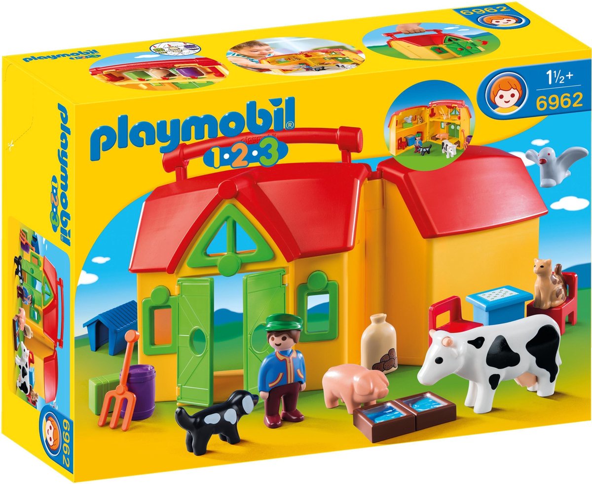 Playmobil 123 Take-Away-Farm mit Tieren 6962