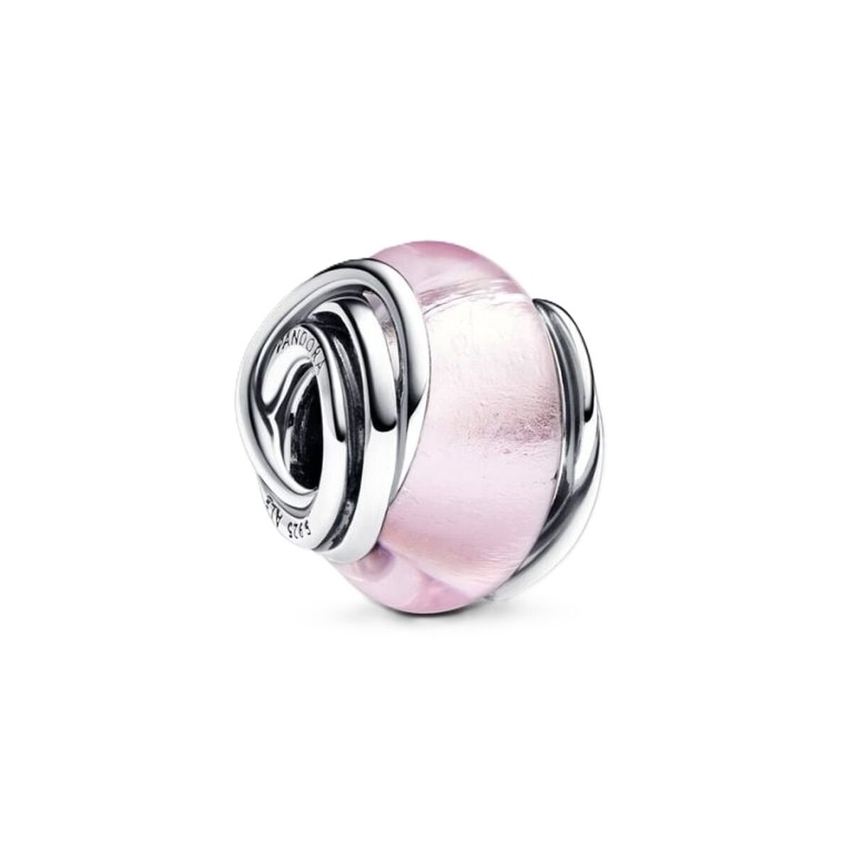Pandora Charms Verpackter Anhänger aus rosafarbenem Muranoglas 793241C00