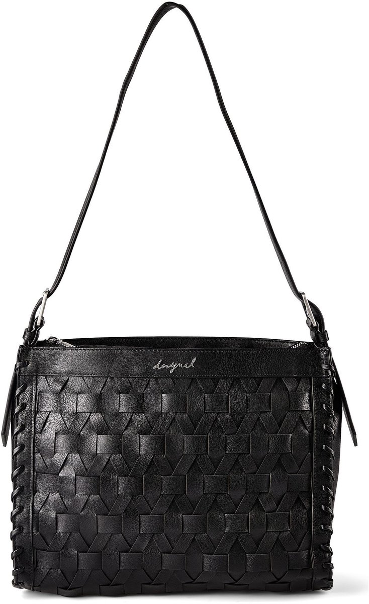 Desigual Damentaschen, Toilettenartikel und Koffer Mittelgroße geflochtene Tasche