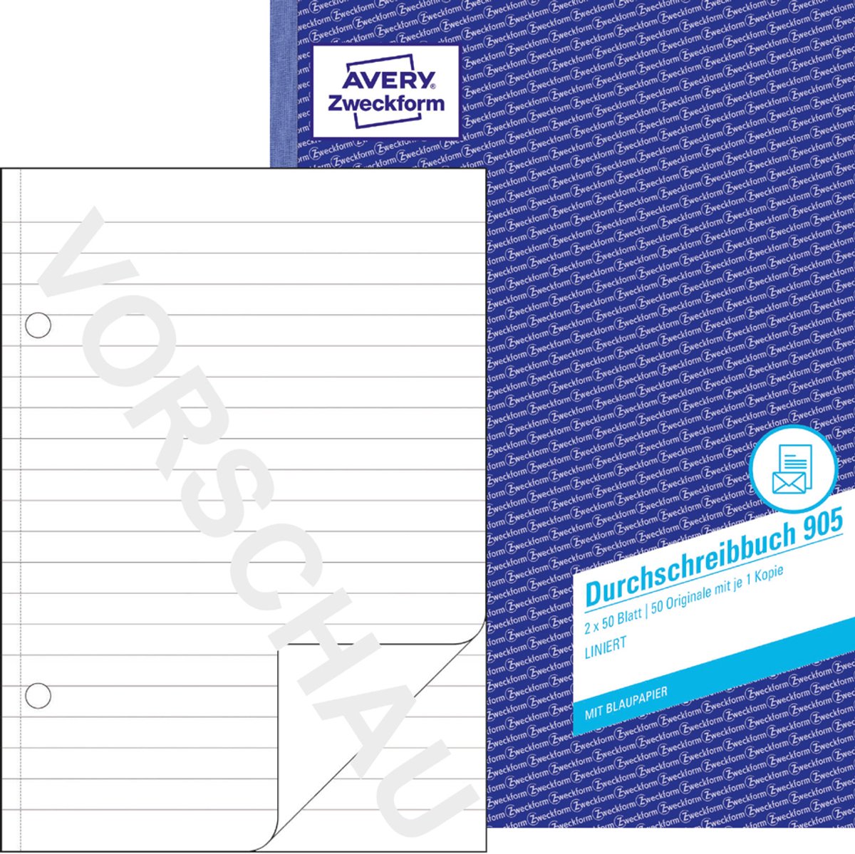 20 x Avery Zweckform Vordruck Was war inzwischen A6 VE=50 Blatt