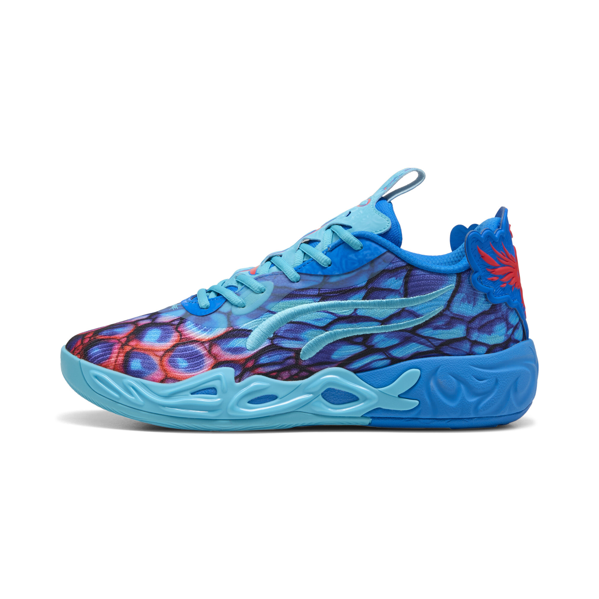 PUMA MB.04 Lo Alien Skins Basketballschuhe Unisex, Schuhe, Blau, 36