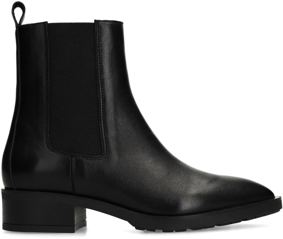 Schwarze Chelsea Boots aus Leder