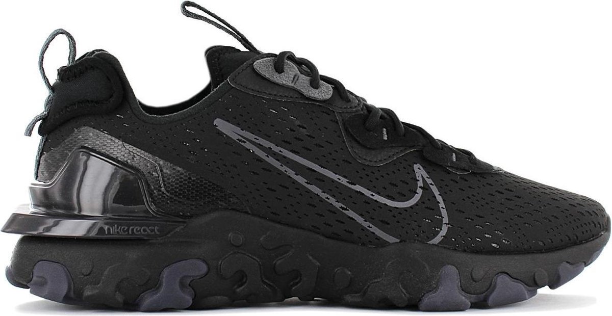 Nike React Vision, Herren schwarze Sneaker 45 schwarz