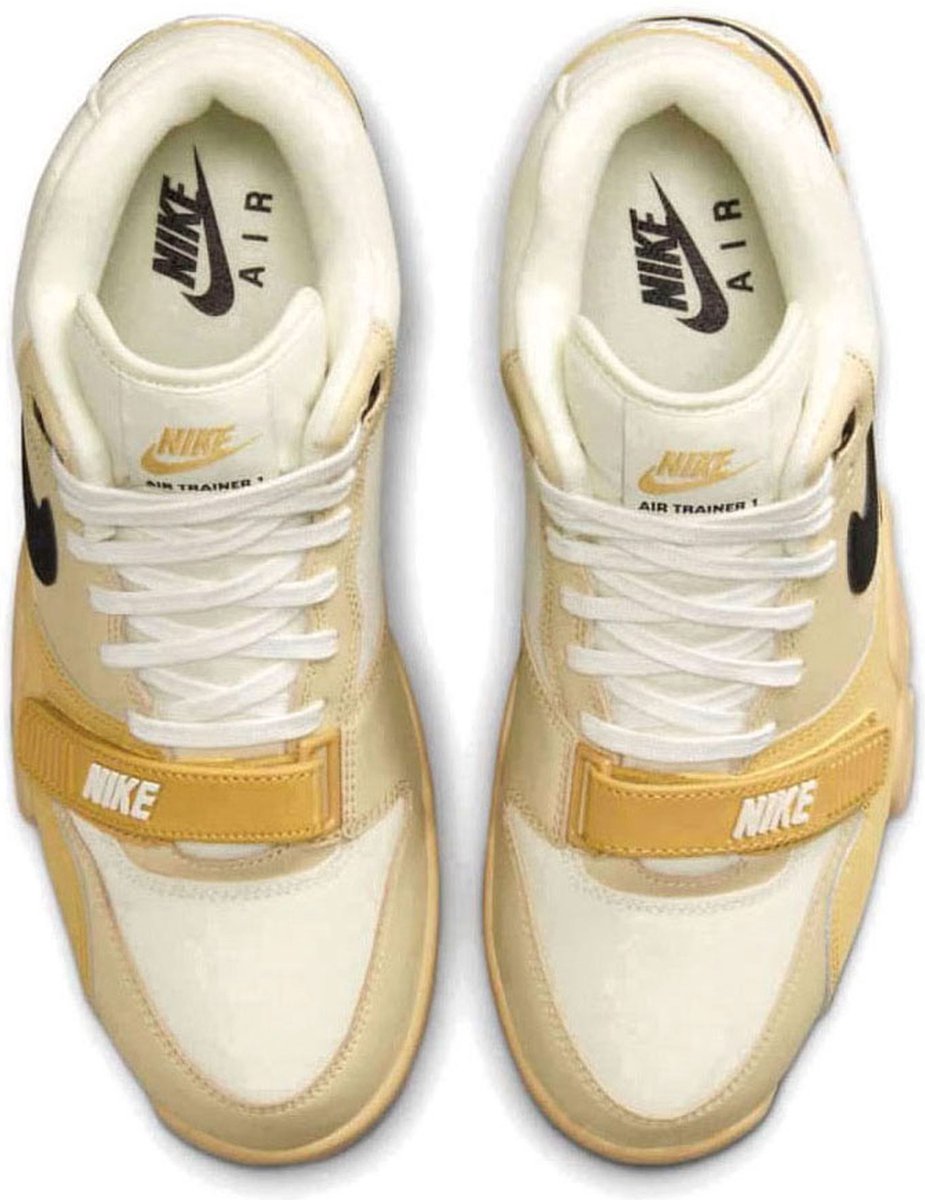 Nike Air Trainer 1 Coconut Milk Herren-Sneakers Creme Team-Gold Sail DV7201-100 42.5