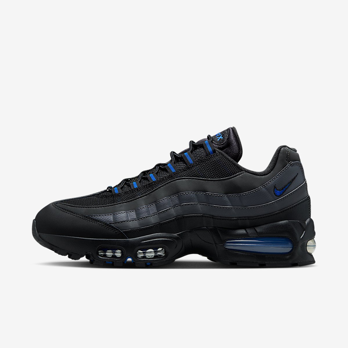 Nike Air Max 95, Herren Marineblaue Sneaker 41 dunkelblau