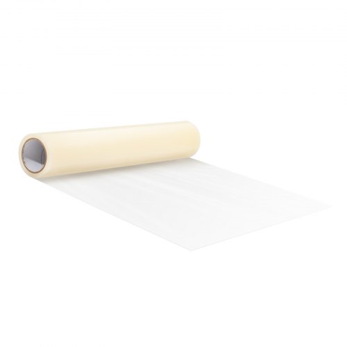VEVOR Mattskyddsfilm, 61 cm x 14 meter Golv- och ytskydd med självhäftande baksida och enkel installation, polyeten självhäftande bilmatteskyddsrulle för byggnation och renovering