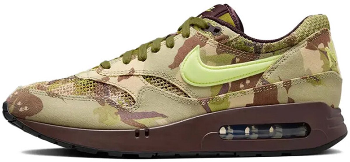 Nike Air Max 1 86 OG Big Bubble - Camo Herren Sneaker Braun Erde Light-Lemon-Twist FN8358-200 40