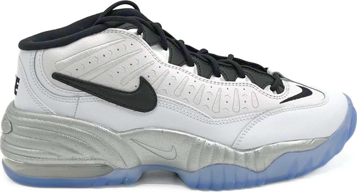 Nike Air Adjust Force Weiß Metallic-Silber Damen-Sneaker Schwarz Transparent DV7409-100 36.5